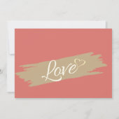 Faire-part de mariage moderne pour anniversaire de (Dos)