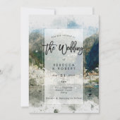 faire-part de mariage moderne pour aquarelle de (Devant)