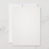 Faire-part de mariage moderne simple (Dos)