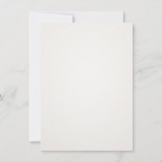 Faire-part de mariage moderne simple (Dos)