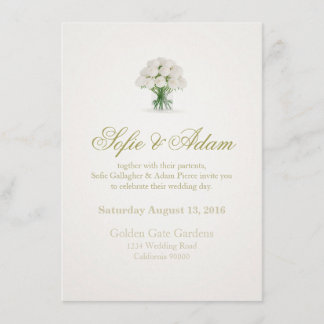 Faire-part de mariage moderne simple