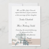 Faire-part de mariage moderne tropicale (Devant)