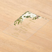 Faire-part de mariage modifiable acrylique (Poser)