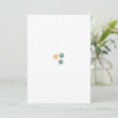 Faire-part de mariage modifiable avec RSVP | Tradi (Debout devant)