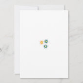 Faire-part de mariage modifiable avec RSVP | Tradi (Dos)