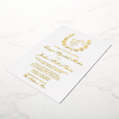 Faire-part de mariage monogramme (Rotation)