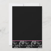 Faire-part de mariage monogramme (Dos)