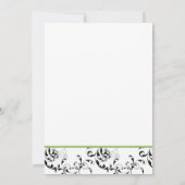 Faire-part de mariage monogramme (Dos)