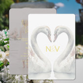 Faire-part de mariage monogramme