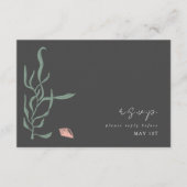 Faire-part de mariage monogrammé Baby's Breath (Devant)