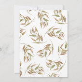 Faire-part de mariage Monogramme de la couronne de (Dos)