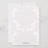 Faire-part de mariage Monogramme personnalisable (Dos)