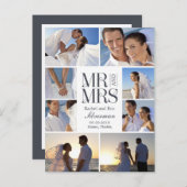 Faire-part de mariage Montage Mariage - Blanc (Devant / Derrière)