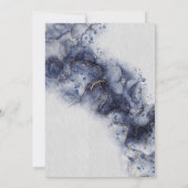 Faire-part de mariage Moody Aquarelle Peinture (Dos)