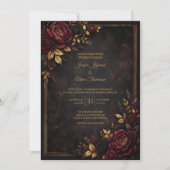 Faire-part de mariage Moody Flowers (Devant)