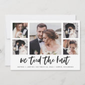 Faire-part de mariage multi-photos avec écriture d (Devant)