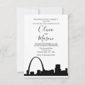 Faire-part de mariage municipal de St Louis Skylin (Devant)
