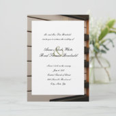 Faire-part de mariage musical Piano Keys (Debout devant)