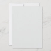 Faire-part de mariage musulman simple (Dos)