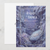 Faire-part de mariage mystique des Imaginaires sou (Devant / Derrière)