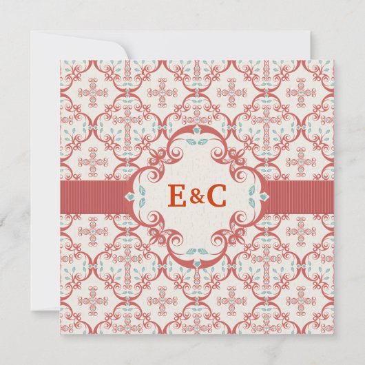 Faire-part de mariage national (Dos)