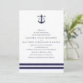Faire-part de mariage nautique (Debout devant)