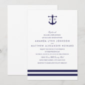Faire-part de mariage nautique (Devant / Derrière)