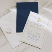 faire-part de mariage nautique élégant