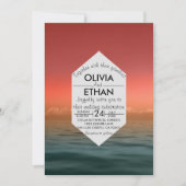 Faire-part de mariage navale d'été hawaii (Devant)