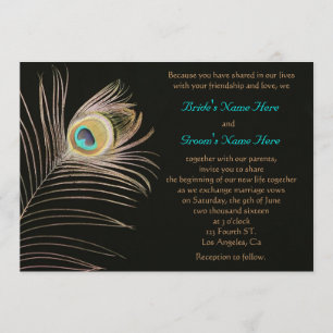 Faire-part de mariage noir