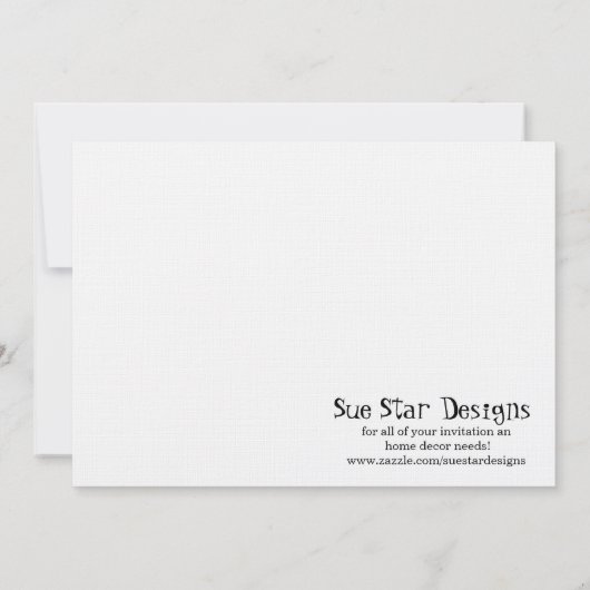 Faire-part de mariage noir 7x5 (Dos)