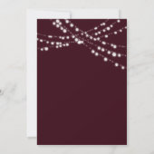 Faire-part de mariage noir Bourgogne (Dos)