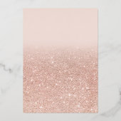 Faire-part de mariage noir moderne avec écriture p (Verso)