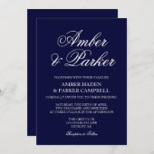 faire-part de mariage | Noms (Devant / Derrière)