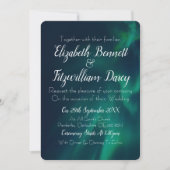 Faire-part de mariage Northern Lights (Devant)