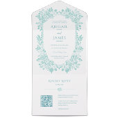 Faire-part de mariage Norwich avec carte RSVP