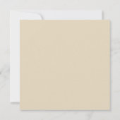 Faire-part de mariage nostalgique personnalisé de (Dos)