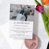 Faire-part de mariage Nous nous sommes mariés en t