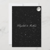 Faire-part de mariage | Nuit étoilée (Dos)