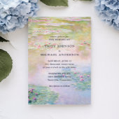 Faire-part de mariage Nymphéas de Monet