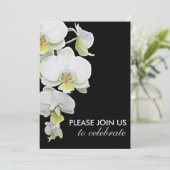 Faire-part de mariage/occasion - Élégantes orchidé (Debout devant)