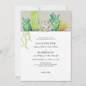 Faire-part de mariage occidental de jardin de (Devant)