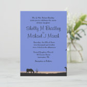 Faire-part de mariage occidentale (Debout devant)