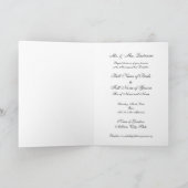 Faire-part de mariage occidentale Denim (Intérieur)