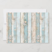 Faire-part de mariage Ocean Breeze (Dos)