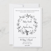 Faire-part de mariage officiel de la couronne natu (Devant)