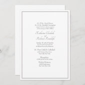 Faire-part de mariage officiel Les deux parents in (Devant / Derrière)