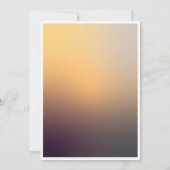 Faire-Part de Mariage Oiseau de Paradis au Coucher (Dos)