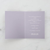 Faire-part de mariage Oiseaux de l'amour vintage (Intérieur)