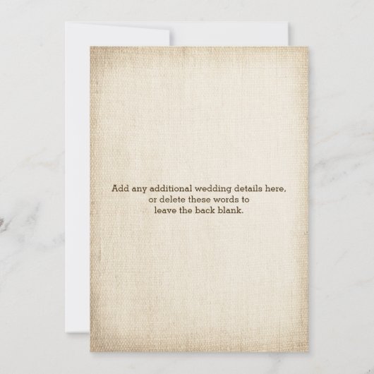 Faire-part de mariage | Oiseaux lunaires en amour (Dos)